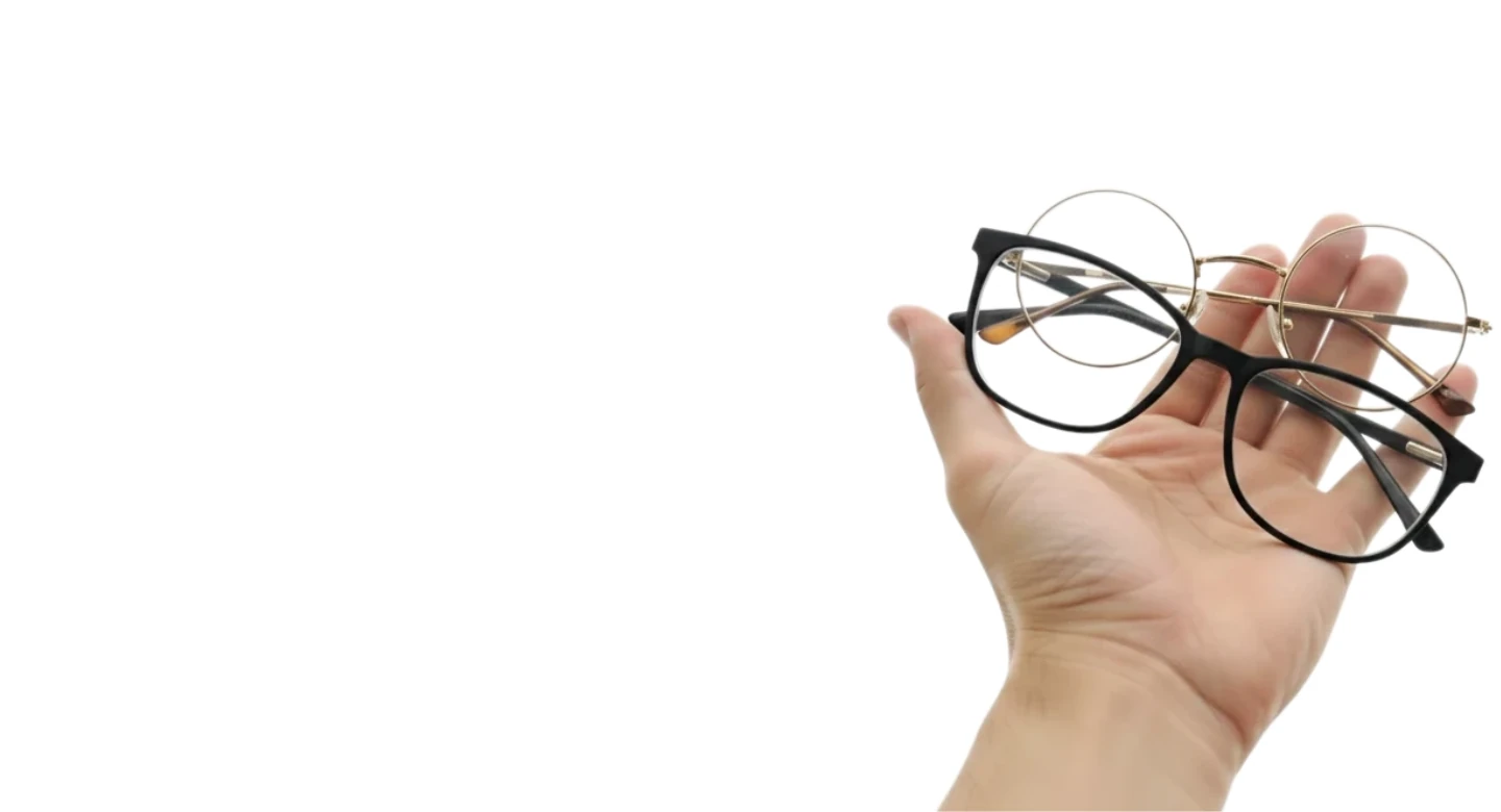 Dois óculos de grau